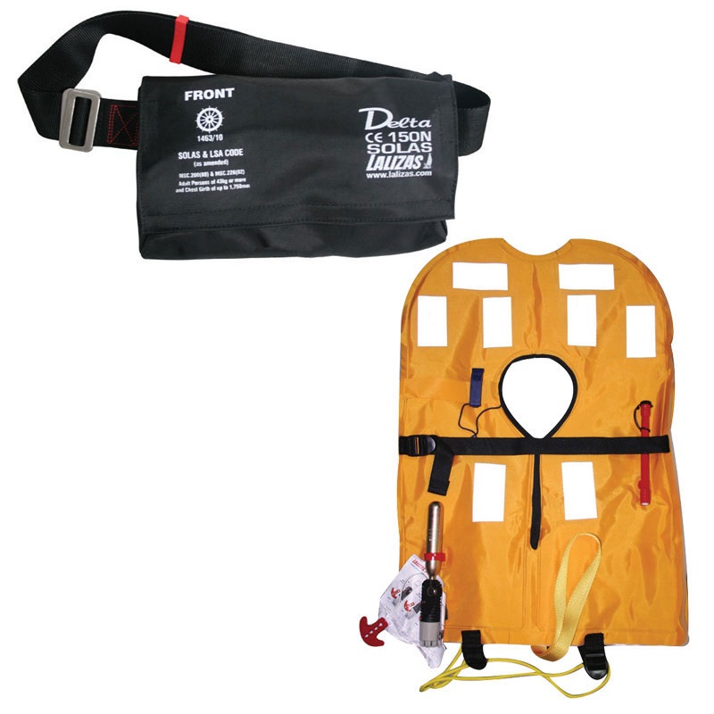 Belt-Pack Lifejacket Delta 150N Auto Inflatable SOLAS