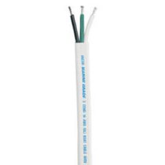 Triplex Flat Cable 8/3 AWG 3 Cond. White/Black/Green