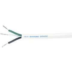 Triplex Round Cable 16/3 AWG 3 Cond. White/Black/Green