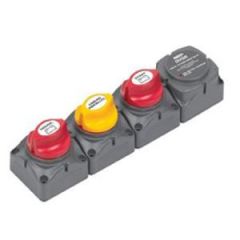 Horizontal Battery Distribution Cluster, 1 Engine 2 Banks up to 150A