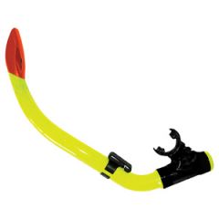 Rental Junior Snorkel w/Black Silicone Mouthpiece Yellow