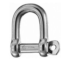 D Shackle 316 Stainless Steel 20 mm