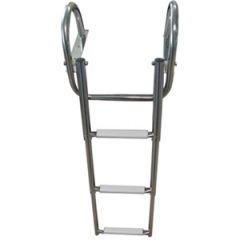 Gangplank4-Step Ladder Telescoping w/Handles S/S