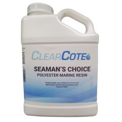 Polyester Boatyard Resin w/Hardener Kit Liquid 1 gal