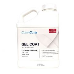 Gelcoat w/Wax & Hardener White 1 gallon