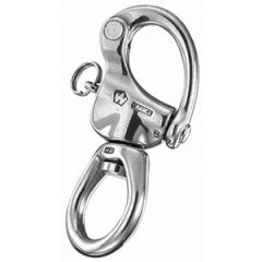 Snap Shackle Swivel Eye Large Bail HR Forged Stainless Steel 80 mm