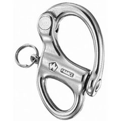 Snap Shackle Fixed Eye HR Forged Stainless Steel 50 mm
